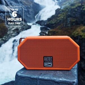 Altec Lansing Mini H2O - Waterproof Bluetooth Speaker, IP67 Certified & Floats in Water, Compact & Portable Speaker for Hiking, Camping, Pool, and Beach,Black