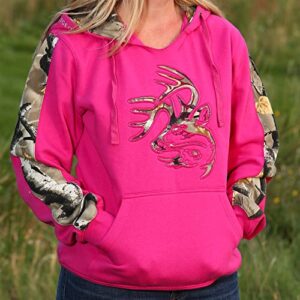 Legendary Whitetails Women's Standard Camo Outfitter Hoodie, Glacier, XX-Large