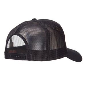 e4Hats.com US Army Retired Military Embroidered Mesh Cap - Black OSFM