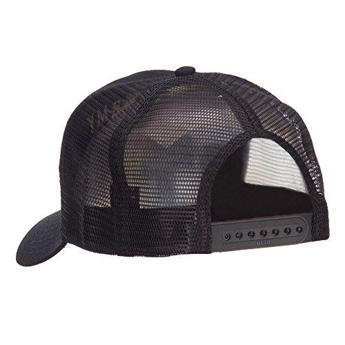 e4Hats.com US Army Retired Military Embroidered Mesh Cap - Black OSFM