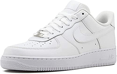 Nike mens Air Force 1 Low shoes, Gym Red/Wolf Grey/White, 8.5