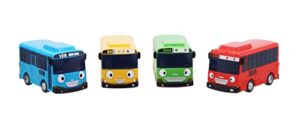 tayo and friends mini bus set - toys for kids rogi tayo gani lani (4pcs)