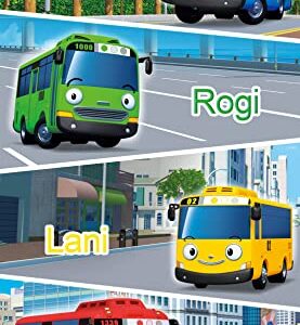 Tayo and Friends Mini Bus Set - Toys for Kids Rogi Tayo Gani Lani (4pcs)