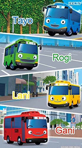 Tayo and Friends Mini Bus Set - Toys for Kids Rogi Tayo Gani Lani (4pcs)