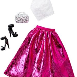 Barbie Pink Gown Complete Look Fashion Pack