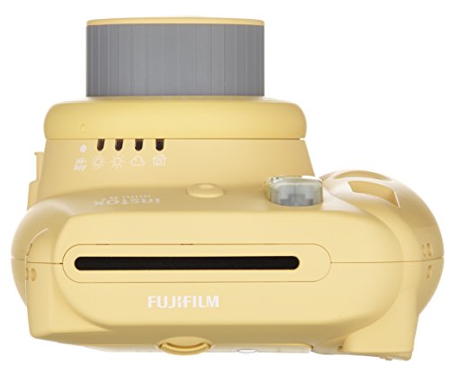 Fujifilm Instax Mini 8+ (Honey) Instant Film Camera + Self Shot Mirror for Selfie Use - International Version