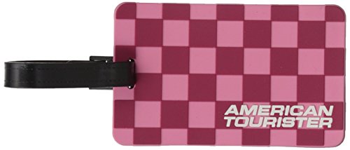 American Tourister Luggage Tag, Cherry Checks, One Size