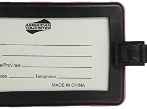 American Tourister Luggage Tag, Cherry Checks, One Size