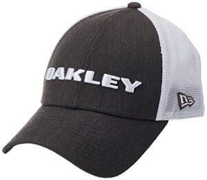 oakley men's standard heather new era hat, graphite, one size