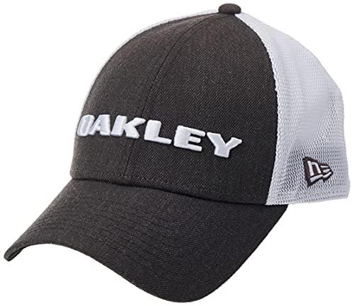 Oakley Men's Standard Heather New Era Hat, Graphite, One Size