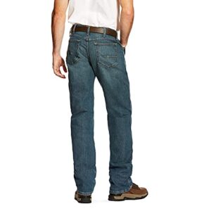 ARIAT Men s Rebar M4 Slim Fit Durastretch Straight Leg Jeans, Carbine, 36W x 32L US
