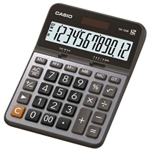 Casio GX-120B Electronic Desktop Calculator with 12-Digit Extra Large Display (6.9×5.1 in)