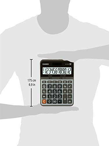 Casio GX-120B Electronic Desktop Calculator with 12-Digit Extra Large Display (6.9×5.1 in)