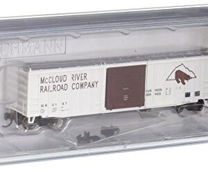 Bachmann Trains - ACF 50'-6" OUTSIDE BRACED SLIDING DOOR BOX CAR - McCLOUD RIVER - N Scale (19660)