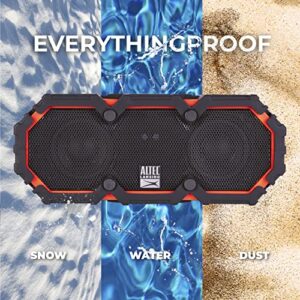 Altec Lansing LifeJacket 2 - Waterproof Bluetooth Speaker, Floating Portable Speaker for Travel & Outdoor Use, Deep Bass & Loud Sound, 30 Hour Playtime