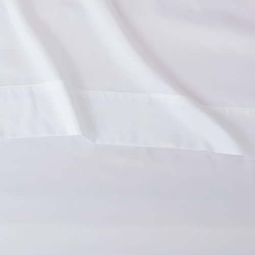 Amazon Basics Lightweight Super Soft Easy Care Microfiber 4-Piece Bed Sheet Set with 14-Inch Deep Pockets, Full, Bright White, Solid