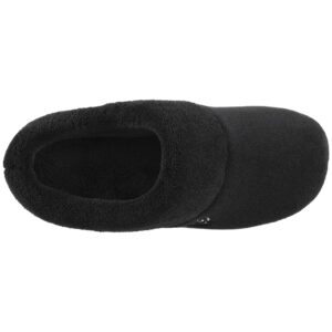 isotoner Terry Hoodback Clog Slippers for Women - Soft Memory Foam, Comfort Arch Support, House Slippers with Indoor/Outdoor Sole