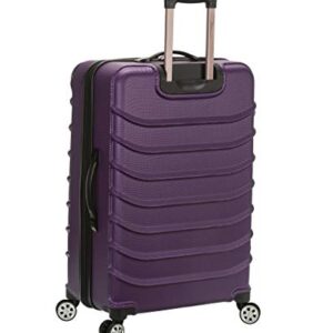 Rockland Speciale Hardside 2-Piece Expandable Spinner Luggage Set, Purple, (20/28)