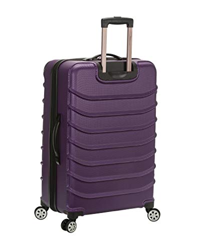 Rockland Speciale Hardside 2-Piece Expandable Spinner Luggage Set, Purple, (20/28)