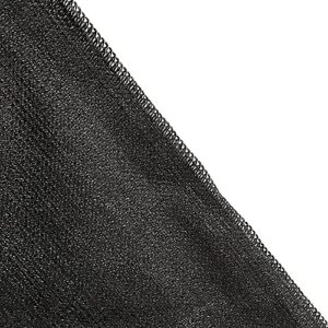 Shatex 90% 8x12ft Sun Shade Fabric for Pergola Cover Porch Vertical Screen, Black