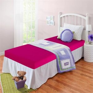 zinus memory foam 5 inch bunk bed / trundle bed / day bed / twin mattress, pink
