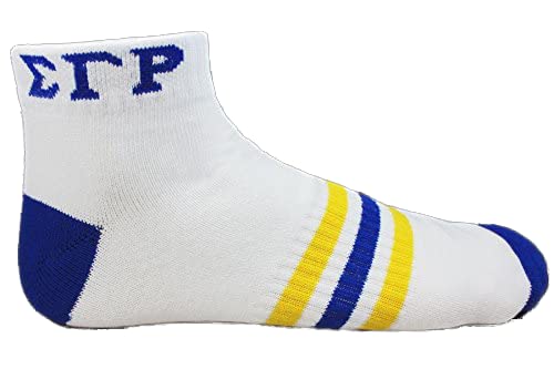 Sigma Gamma Rho Ankle Socks White (2 Pairs)