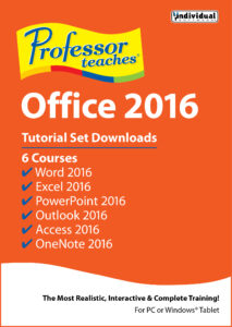 professor teaches office 2016 tutorial set downloads [download]