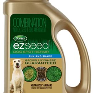 Scotts EZ Seed Dog Spot Repair Sun and Shade - 2 Lb., Mulch, Seed and Soil Amendment with Protectant and Tackifier, Repairs Pet Spots