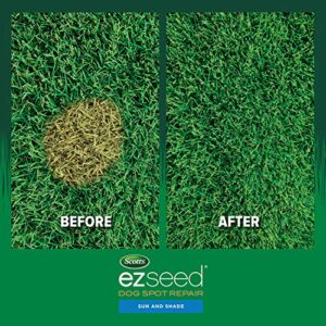 Scotts EZ Seed Dog Spot Repair Sun and Shade - 2 Lb., Mulch, Seed and Soil Amendment with Protectant and Tackifier, Repairs Pet Spots