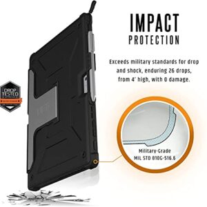 URBAN ARMOR GEAR UAG Designed for Microsoft Surface Pro 7 Plus, Pro 7, Pro 6, Pro 5th Gen (2017) (LTE), Pro 4 Feather-Light Rugged [Black] Aluminum Stand Military Drop Tested Case