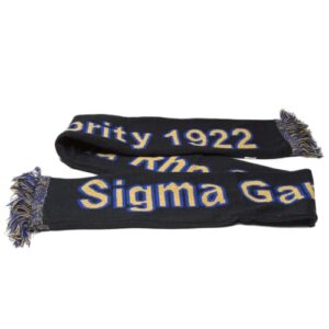 sigma gamma rho winter knit scarf