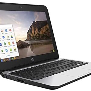 HP Chromebook 11 G3 11.6-inch Intel Celeron N2840 4GB 16GB SSD Storage Google Chrome OS Notebook Laptop