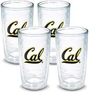 tervis made in usa double walled university of california uc berkeley golden bears insulated tumbler cup keeps drinks cold & hot, 16oz mug, emblem