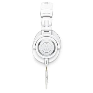 Audio-Technica ATH-M50xWH Professional Studio Monitor Headphones (Renewed)