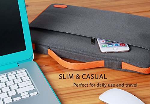 ProCase 12-12.9 inch Sleeve Case Bag for Surface Pro 2017/Pro 6 4 3, MacBook Pro 13, iPad Pro Protective Carrying Cover Handbag for 11" 12" Lenovo Dell Toshiba HP ASUS Acer Chromebook -Dark Gray