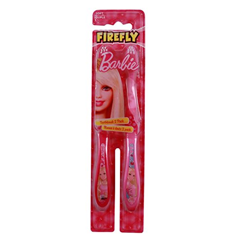 Mattel Barbie Firefly Girls Tooth Brush Two Pack