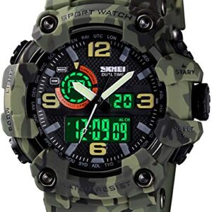 Gosasa Men's Watches Multi Function Military S-Shock Sports Watch LED Digital Waterproof Alarm Watches