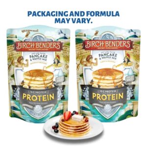 Birch Benders Pancake and Waffle Mix with Whey, Protein, 16 Oz