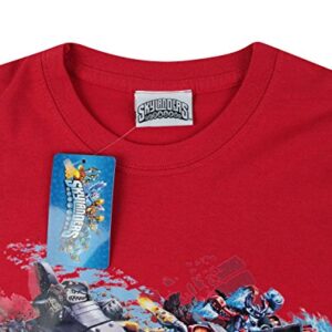 Official Skylanders Superchargers Drive Boy's T-Shirt (5-6 Years) Red