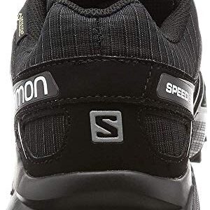 Salomon Men's Speedcross 4 Trail Running, Black/Black/Black Metallic, 12