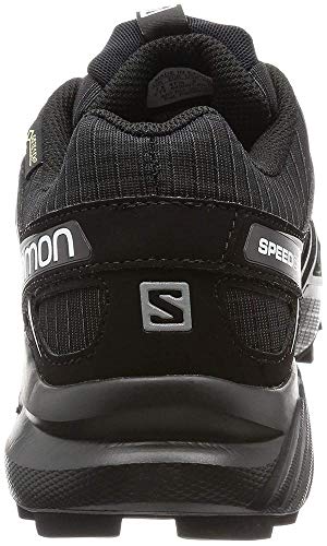 Salomon Men's Speedcross 4 Trail Running, Black/Black/Black Metallic, 12