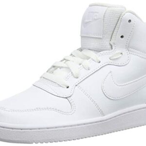 NIKE Women's Basketball Shoes, White White White 100, 8