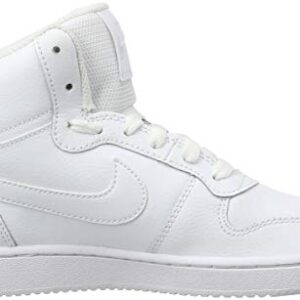 NIKE Women's Basketball Shoes, White White White 100, 8