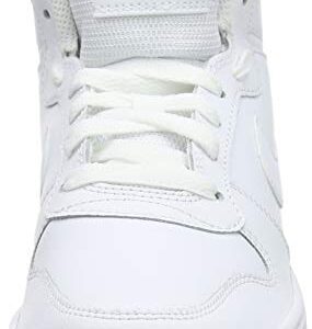 NIKE Women's Basketball Shoes, White White White 100, 8