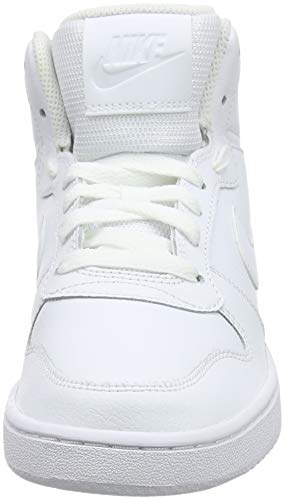 NIKE Women's Basketball Shoes, White White White 100, 8