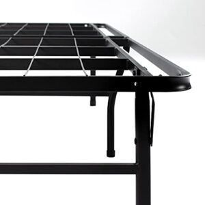 ZINUS SmartBase Heavy Duty Mattress Foundation / 18 Inch Metal Platform Bed Frame / No Box Spring Needed / Sturdy Steel Frame / Underbed Storage, California King, Black