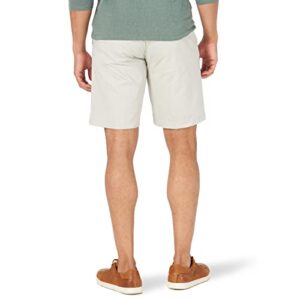 Lee Men's Big & Tall Extreme Motion Flat Front Short, Stone, 44