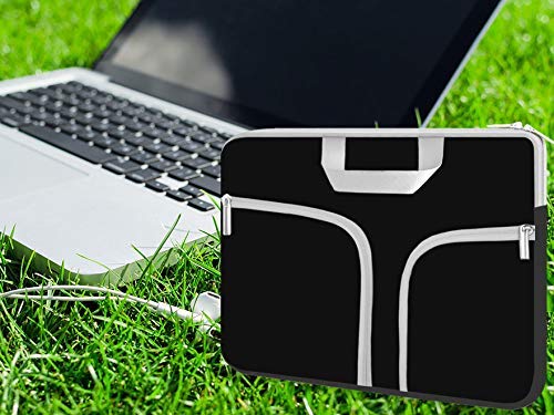 HESTECH Chromebook Case 11.6" Laptop Sleeve Neoprene Computer Bag Protective Case for Samsung Chromebook 4 Flex 3 11" Acer Spin 311 Lenovo Dell,Black