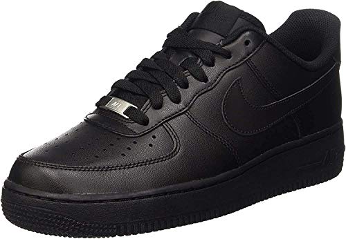 Nike Air Force 1 ´07, Women's Low-Top Sneakers ALL BLACK WOMEN'S SIZE 12