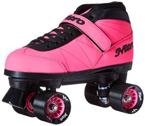 epic skates nitro turbo indoor/outdoor quad speed roller skates